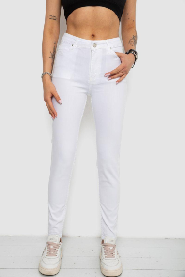 Джинси жіночі Slim Fit, колір білий, 182R1525 26“