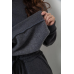 Спортивний костюм жіночий на флісі, колір сірий, 247R2021 XXXL-4XL