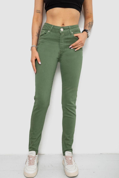 Джинси жіночі Slim Fit, колір зелений, 182R1489S19 28