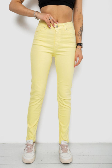 Джинси жіночі Slim Fit, колір жовтий, 182R1489S19 26, 26“
