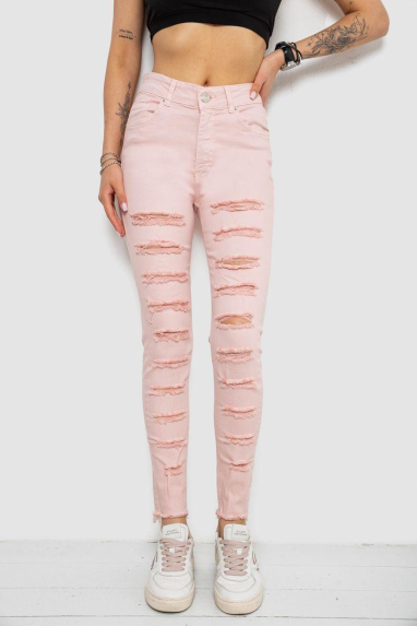 Джинси жіночі Slim Fit, колір пудровий, 182R1171 27, 27