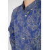 Сорочка чоловіча з принтом, колір синій, 247R115 XXL, 52, XXL