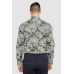 Сорочка чоловіча з принтом, колір оливково-білий, 247R115 XXL, 52, XXL