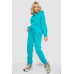 Спортивний костюм жіночий на флісі, колір бірюзовий, 247R10765 XL, 50, XL