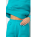Спортивний костюм жіночий на флісі, колір бірюзовий, 247R10765 XL, 50, XL