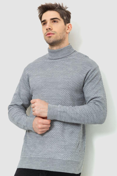 Гольф чоловічий, колір сірий, 161R845 XL, 50, XL