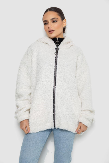 Кофта жіноча ошатна 186R622, колір молочний, 102R5265 Ager, XXL-XXXL