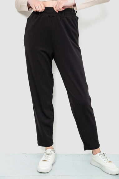 Штани жіночі MOM, колір чорний, 102R5246 6XL-7XL