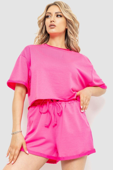 Костюм жіночий повсякденний, колір рожевий, 102R327 XXL-XXXL