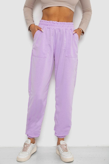 Спортивні штани жіночі, колір бузковий, 238R347-1 XL