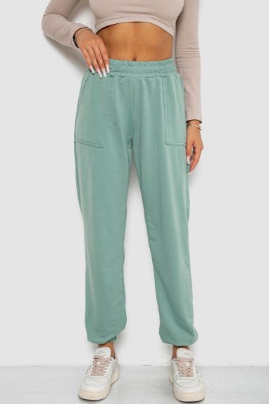 Спортивні штани жіночі, колір оливковий, 238R347-1 XXL