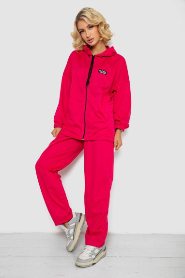 Спортивний костюм жіночий 238R114-1, колір Малиновий Ager, XXL, 52, XXL