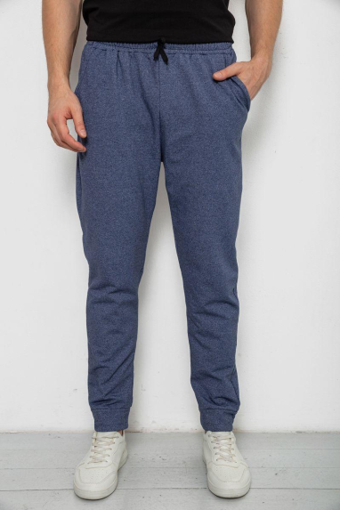 Спортивні штани чоловічі на флісі, колір джинс, 238R135 XXXL, 54, XXXL