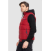 Жилетка чоловіча демісезонна двостороння, колір бордовий, 244R99008 XXL, 52, XXL