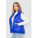 Жилетка жіноча однотонна, колір електрик, 244R915 XXL, 52, XXL