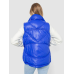 Жилетка жіноча однотонна, колір електрик, 244R915 XXL, 52, XXL