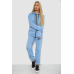 Спортивний костюм жіночий на флісі, колір блакитний, 244R7777 XL, 50, XL