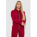 Спортивний костюм жіночий на флісі, колір бордовий, 244R7777 XXL, 52, XXL