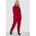 Спортивний костюм жіночий на флісі, колір бордовий, 244R7777 XXL, 52, XXL