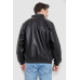 Куртка чоловіча шкіряна, колір чорний, 244R717 Ager, XL, 50, XL
