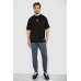 Футболка чоловіча з принтом, колір чорний, 244R7024 Ager, XL, 50, XL
