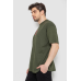 Футболка чоловіча з принтом, колір хакі, 244R7024 Ager, XL, 50, XL