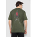 Футболка чоловіча з принтом, колір хакі, 244R7024 Ager, XL, 50, XL