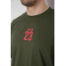 Футболка чоловіча з принтом, колір хакі, 244R7024 Ager, XL, 50, XL
