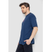 Футболка чоловіча з принтом, колір синій, 244R7024 Ager, XXL, 52, XXL