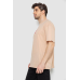 Футболка чоловіча з принтом, колір бежевий, 244R7024 Ager, XL, 50, XL