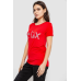 Футболка жіноча з принтом, колір червоний, 244R610 XL, 50, XL