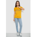 Футболка жіноча з принтом, колір гірчичний, 244R610 XL, 50, XL