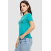 Футболка жіноча з принтом, колір бірюзовий, 244R610 XL, 50, XL