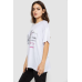 Футболка жіноча з принтом, колір білий, 244R605 XL, 50, XL
