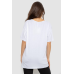 Футболка жіноча з принтом, колір білий, 244R605 XL, 50, XL