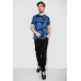 Футболка чоловіча з принтом, колір синій, 244R6034 Ager, XL, 50, XL