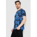 Футболка чоловіча з принтом, колір синій, 244R6034 Ager, XL, 50, XL
