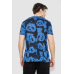 Футболка чоловіча з принтом, колір синій, 244R6034 Ager, XXL, 52, XXL