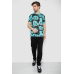 Футболка чоловіча з принтом, колір м“ятний, 244R6034 Ager, XL, 50, XL