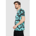 Футболка чоловіча з принтом, колір м“ятний, 244R6034 Ager, XXL, 52, XXL