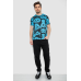 Футболка чоловіча з принтом, колір блакитний, 244R6034 Ager, XXL, 52, XXL
