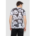 Футболка чоловіча з принтом, колір біло-чорний, 244R6034 Ager, XL, 50, XL