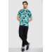 Футболка чоловіча з принтом, колір м“ятний, 244R6029 Ager, XL, 50, XL