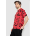 Футболка чоловіча з принтом, колір червоний, 244R6029 Ager, XXL, 52, XXL