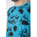 Футболка чоловіча з принтом, колір блакитний, 244R6029 Ager, XL, 50, XL