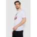 Футболка чоловіча з принтом, колір білий, 244R6020 Ager, XXL, 52, XXL