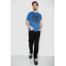 Футболка чоловіча з принтом, колір синій, 244R6019 Ager, XL, 50, XL