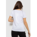 Футболка жіноча з принтом, колір білий, 244R601 XL, 50, XL