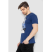 Футболка чоловіча з принтом, колір синій, 244R5996 Ager, XL, 50, XL