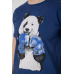 Футболка чоловіча з принтом, колір синій, 244R5996 Ager, XL, 50, XL